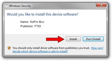 Win 7 64 bit NsPro Box: Drivers not found 